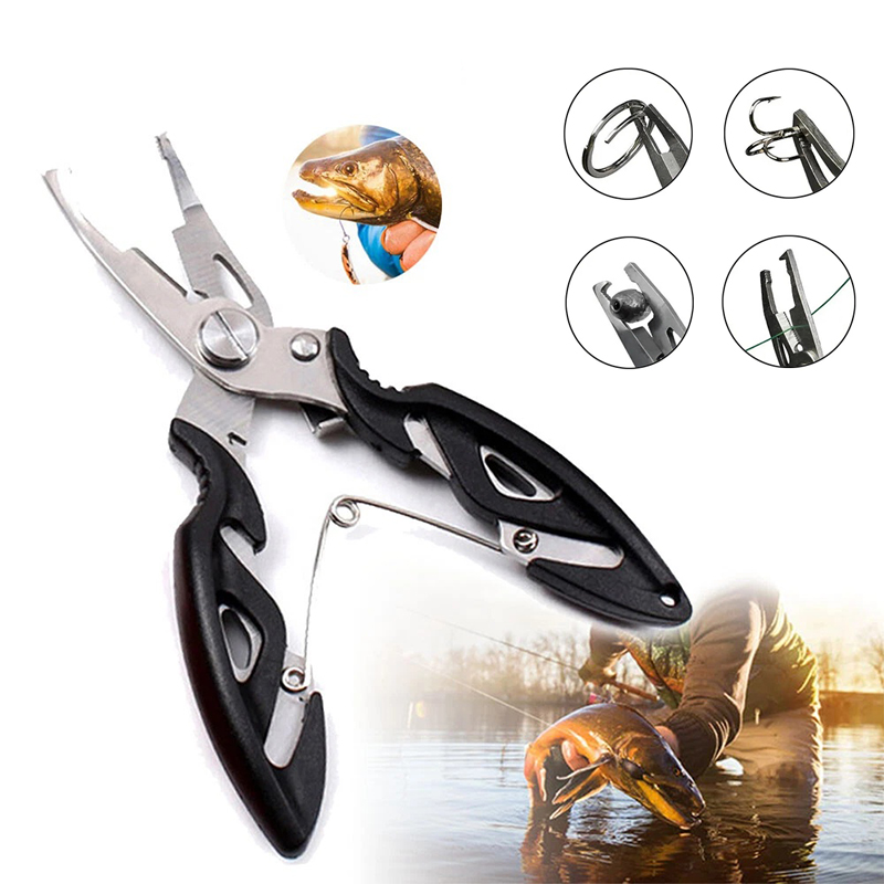 Fishing Line Cutter - Multifunctional Curved Fishing Plier Scissor Braid