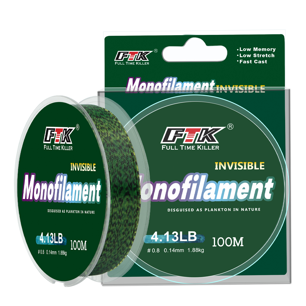Fluorocarbon Line - Super Strong Spotted Line 100m Invisible