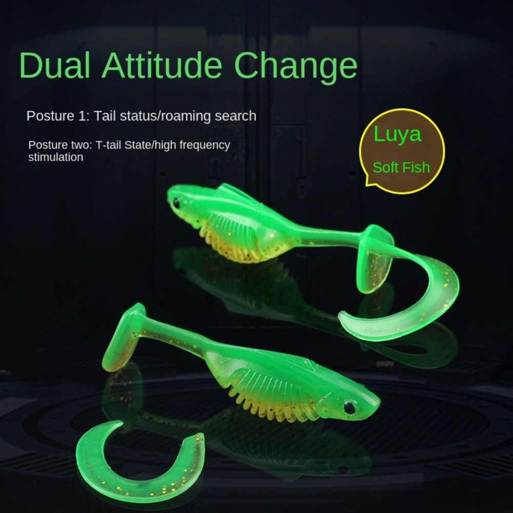 10PCS PVC Fishing Soft Lures 6 - đánh giá và giá Ice Fishing Line