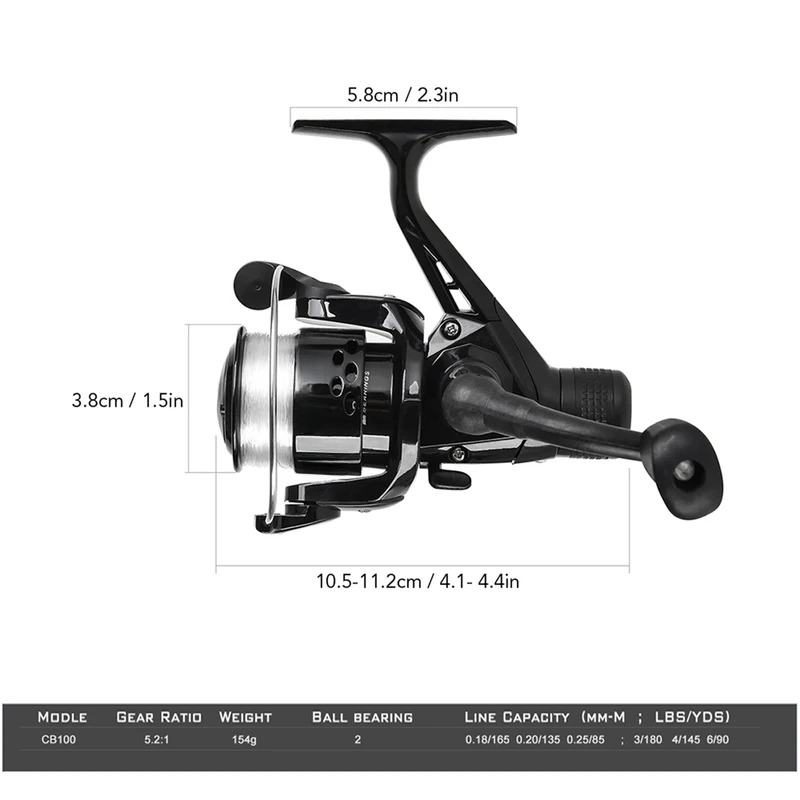 BRAVMAK 2.1/ 2.3 mTelescopic F - đánh giá và giá Fishing Line Box